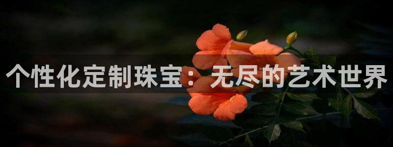 开丰娱乐网站官网入口：个性化定制珠宝：无尽的艺术世界