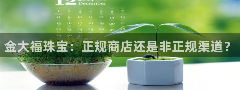 开丰娱乐官网平台电话：金大福珠宝：正规商店还是非正规渠道？