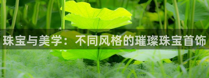 开丰娱乐上7O667：珠宝与美学：不同风格的璀璨珠宝首饰