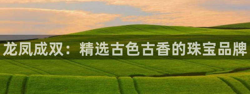 开丰娱乐线路：龙凤成双：精选古色古香的珠宝品牌