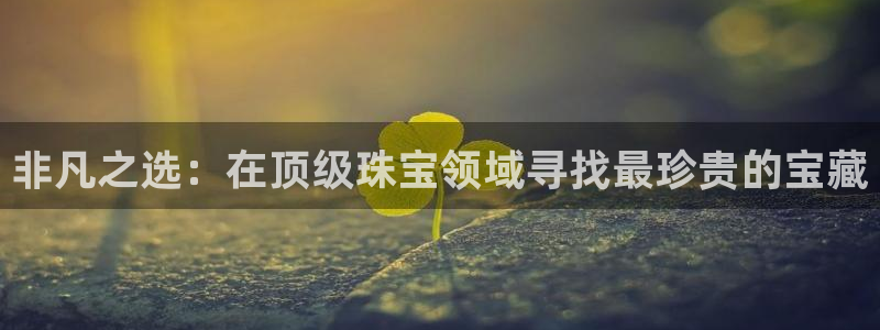 开丰娱乐平台地址电话：非凡之选：在顶级珠宝领域寻找最珍贵的宝藏