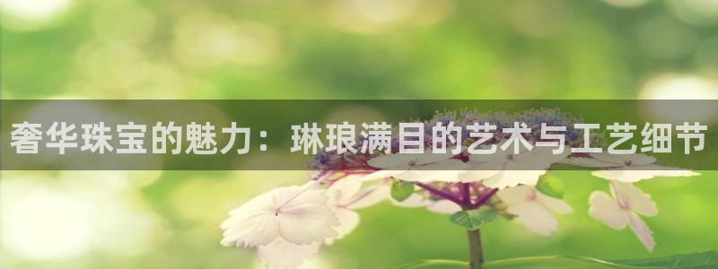 开丰娱乐山67五壹叁八：奢华珠宝的魅力：琳琅满目的艺术与工艺细节