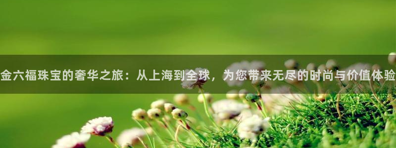 开丰娱乐地址：金六福珠宝的奢华之旅：从上海到全球，为您带来无尽的时尚与价值体验