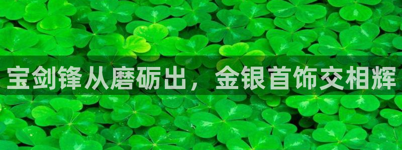 开丰娱乐官网招聘：宝剑锋从磨砺出，金银首饰交相辉